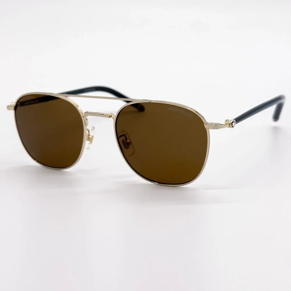 NEW MONTBLANC SUNGLASSES MEN BLACK/BROWN MB0271S 004 EYEWEAR MONTBLANC